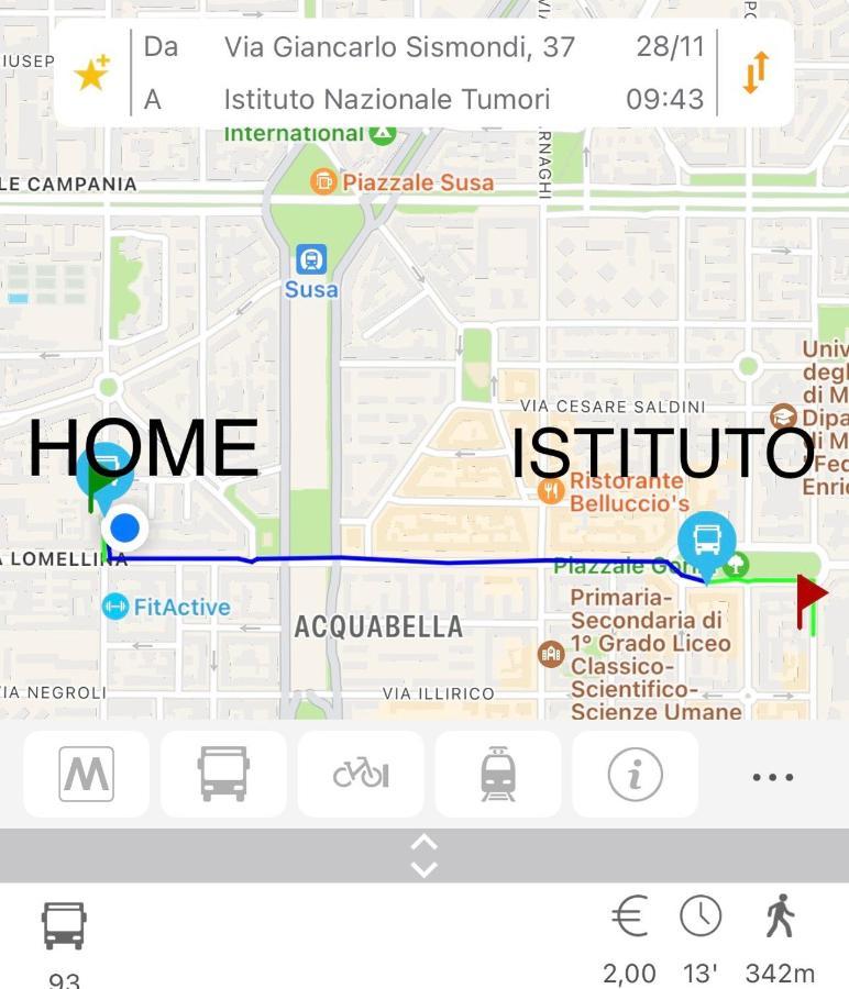 Sismondi Top Apt Milán Exterior foto
